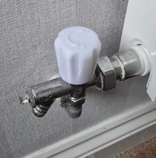 Central Heating Radiator Valve Replacement Caps 5 sets of White 3D Printed PETG.