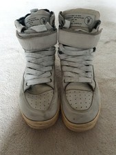 Allsaints Spitalfields Distressed High Top Trainer Boots geobasket rick owens