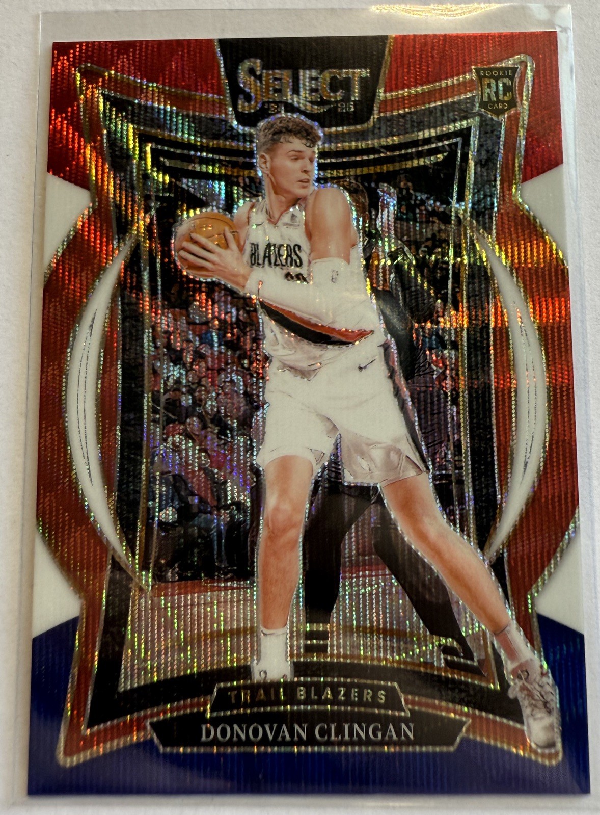 2024-25 Panini Select Basketball DONOVAN CLINGAN RC #69 Tri-Color Prizm Rookie