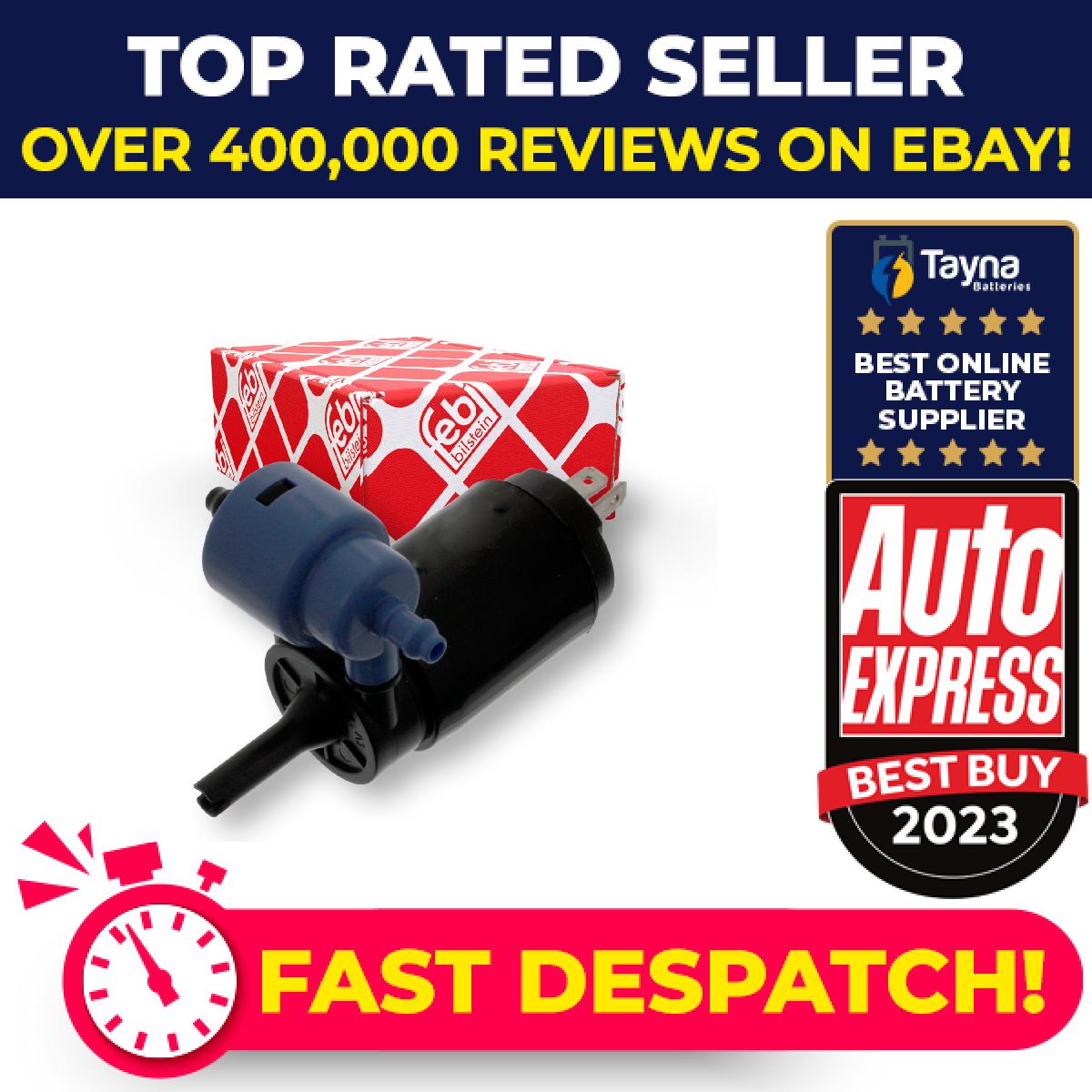 Washer Pump 05244 Febi 191955651 333955651 133700710239 140171025 Quality New