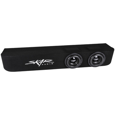 NEW DUAL 8'' 2400W LOADED SUB BOX FITS 2017-2025 FORD F-150 SUPERCREW CAB