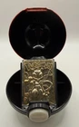 1999 Burger King Pokemon 23K Gold Plated Mewtwo Card Pokeball Stand COA Vintage