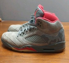 Nike Air Jordan 5 Retro- "Camo" Dark Stucco-Men's Shoes Size 10.5 136027-051