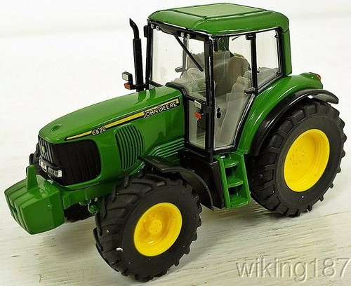 Wiking NUEVO HO escala 1/87 John Deere 6820 tractor agrícola en acabado verde amarillo | Zustand: New
