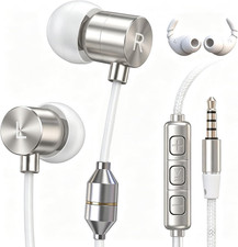 Air Tube Headphones 3.5Mm   EMF Free anti Radiation Wired Earbuds with Noise