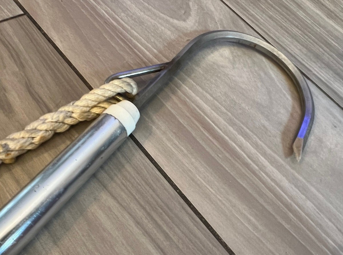 Fishing Flying Gaff Pole w/ Stainless Steel Detachable Gaff Hook & Rope 7' | eBay Fishing Flying Gaff Pole w/ Stainless Steel Detachable Gaff Hook & Rope 7' | eBay