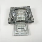 Vintage WATERFORD  CRYSTAL METROPOLITAN PILLAR CANDLE HOLDER