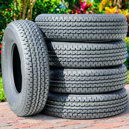 4 Tires Atturo ST300 Steel Belted ST 205/75R14 Load D 8 Ply Trailer - Picture 9 of 12