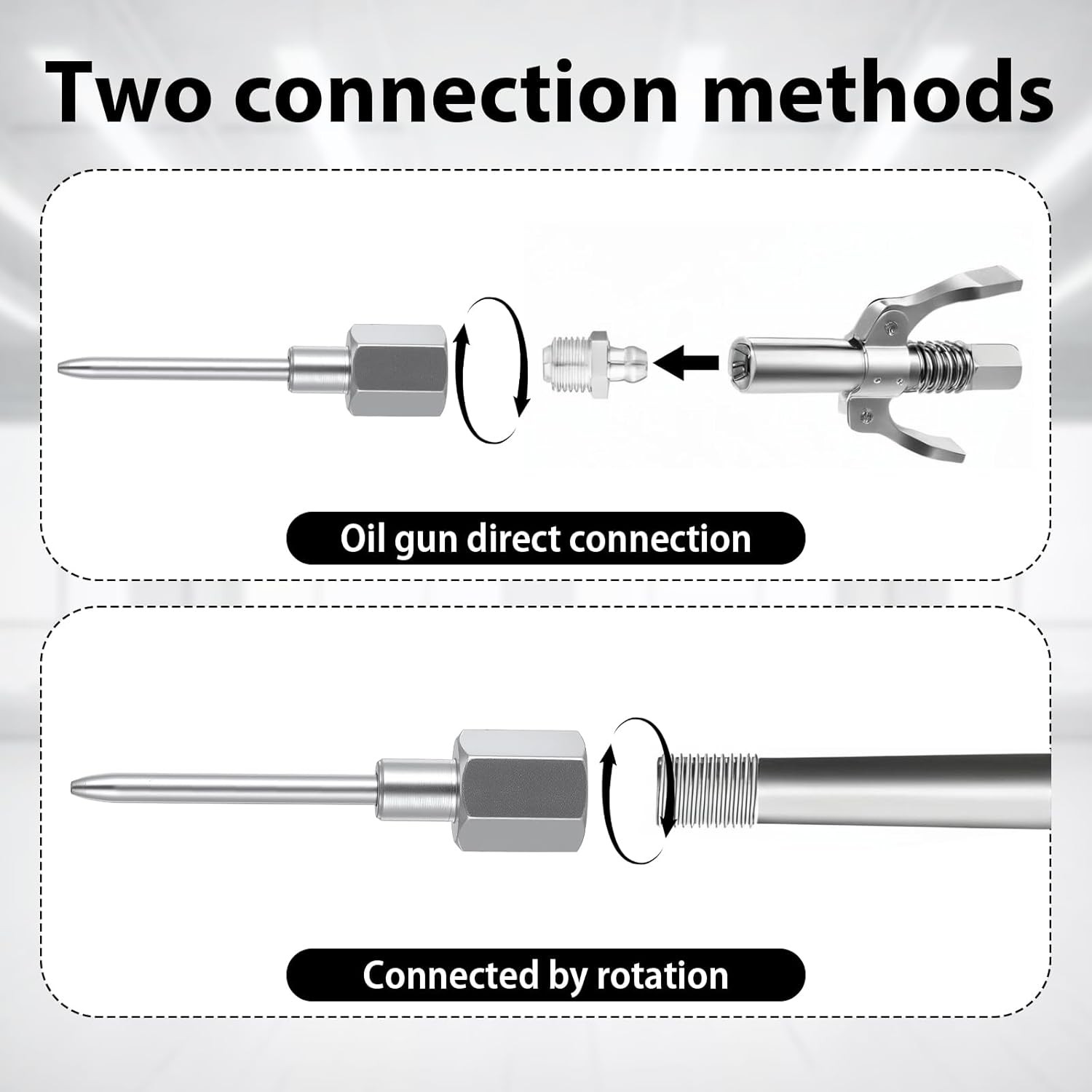 7PCS Grease Gun Accessory Kit，Including 3 Needle Nozzles 1 Needle... 