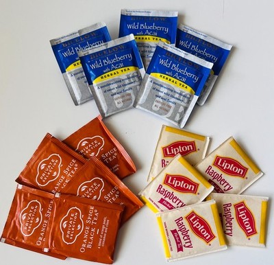 16 Tea Bags Assorted Pack Choose Flavor(Blueberry Acai-Raspberry-Orange Spice)