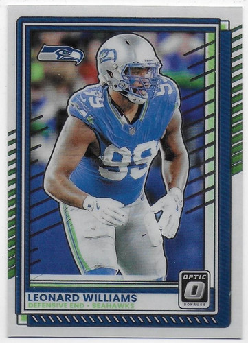 2025 Donruss Optic #104 Leonard Williams - Seattle Seahawks