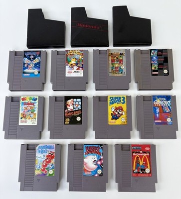11x Nintendo NES Spiele Sammlung Konvolut - PAL - ua. Mega Man 3, McDonaldland..