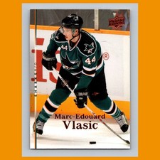 Marc-Edouard Vlasic #327 2007-08 Upper Deck San Jose Sharks Hockey Card NHL