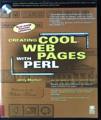 Creating Cool Web Pages With Perl Muelver, Jerry: