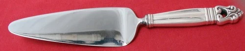 Royal Danish by International Pie Cake server, Hollow sterling handle, 10 1/4"
