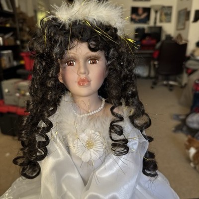 cathay porcelain dolls 1 Of 5000 Gwendoline The Angel Comes With A Set Of Wings