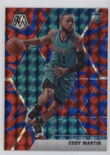 2019-20 Panini Mosaic Rookies Reactive Blue Prizm Cody Martin #240 18la