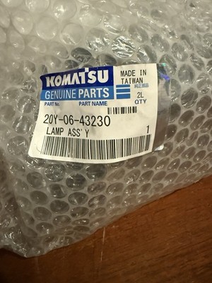 Komatsu Genuine Part 20Y-06-43230 Lamp Assembly