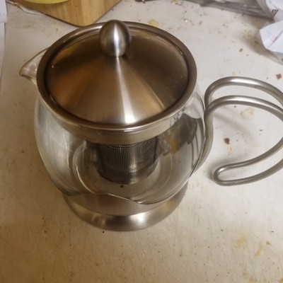 PRO COOK TEEKANNE AUS GLAS UND EDELSTAHL   