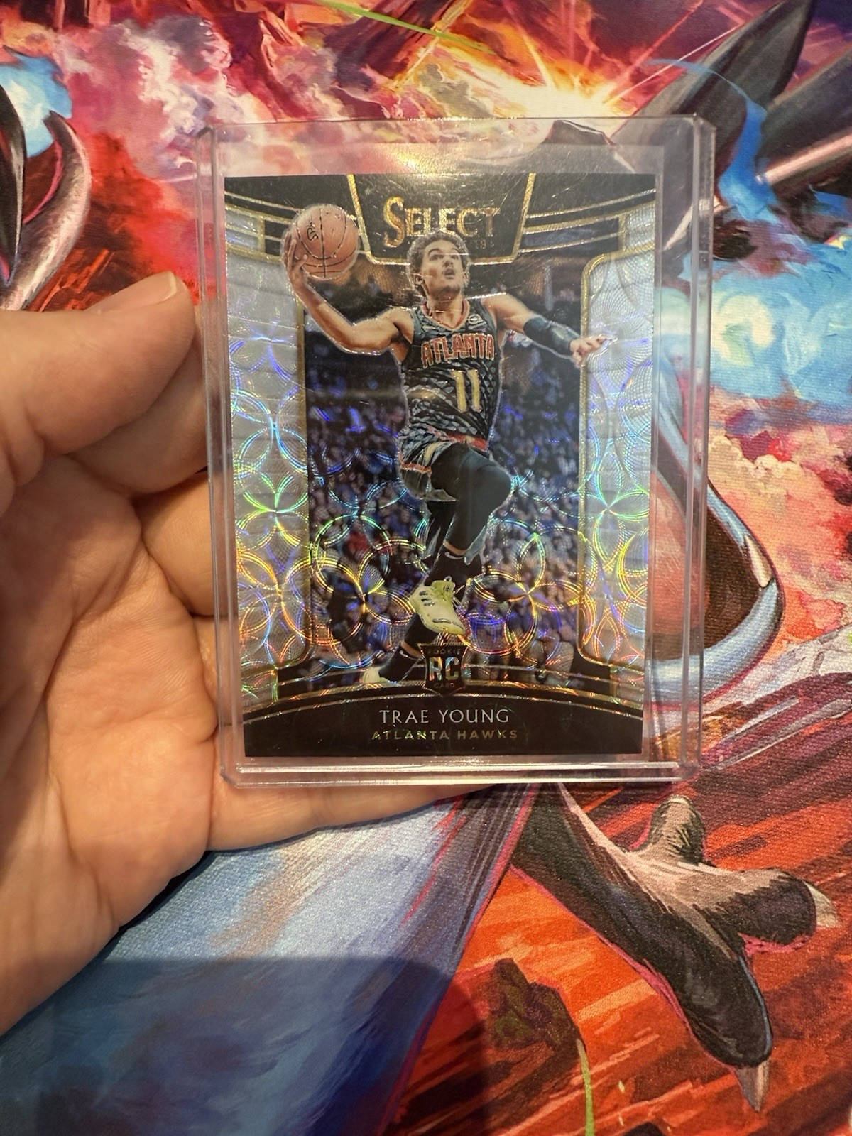 2018-19 Panini Select - Concourse Trae Young #45 Scope Prizm (RC)