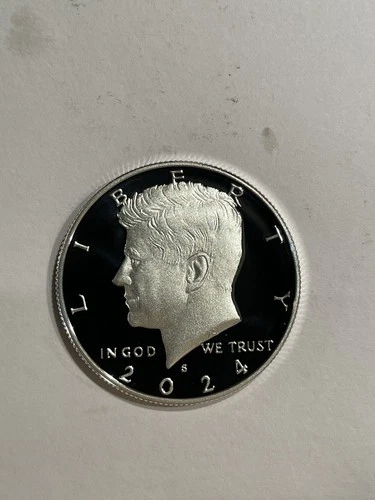 2024 S Silver, 999 Fine, Kennedy Half Dollar Proof, absolutely stunning, DCAM