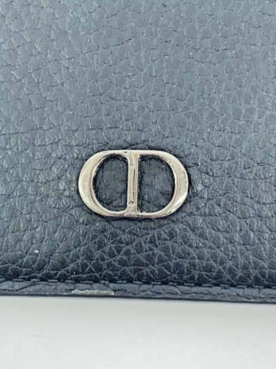 Christian Dior Men's Leather Card Case, Black, 12-BG-0283 thumbnail 3