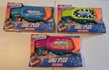 Lot Of 3 Nerf Super Soaker surge Splash title Tropics Storm Wave Sunstream New
