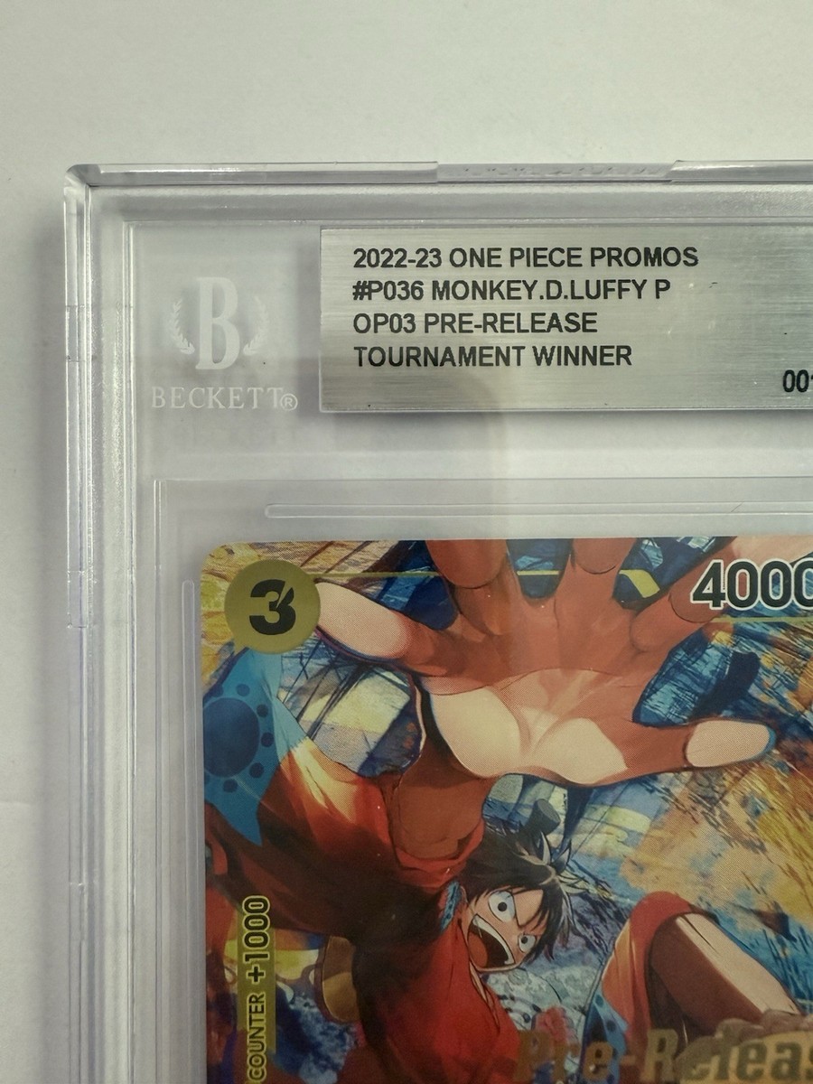 Monkey.D.Luffy (Pre-Release Tournament) (Winner) P-036 One Piece