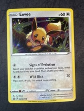 Carte promozionali Eevee SWSH118 SWSH: Spada e Scudo Stella Nera Holo Bleed Pokemon