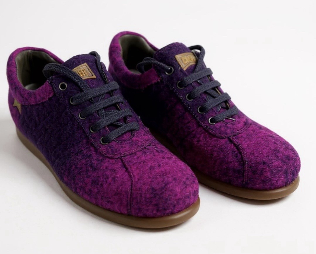 Camper Pelotas Ariel Sneakers Women’s Size 36 C US 6 Purple/ Magenta Wool