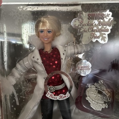Disney Holiday Pop Star Hannah Montana 2008 Doll Singing Miley
