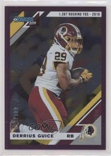 2019 Panini Donruss Stat Line Season 406/500 Derrius Guice #233 0s9s