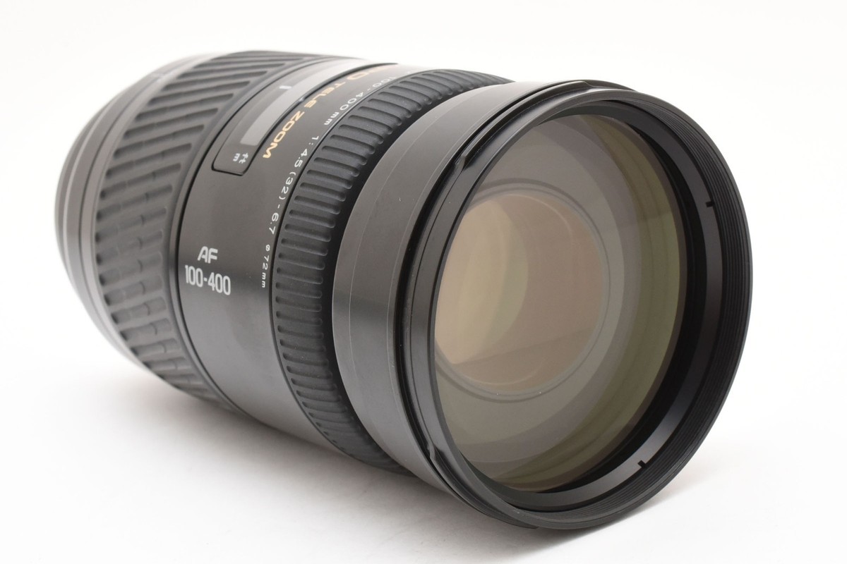 【良品】MINOLTA AF APO TELE ZOOM 100-400mm MINOLTA AF APO TELE ZOOM 100-400mm F4.5-6.7 Black Lens with