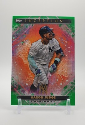 2024 Topps Inception #6 Aaron Judge Green Yankees New York Yankees