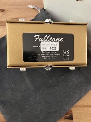Fulltone OCDv2 Limited Edition Overdrive Pedal - Gold
