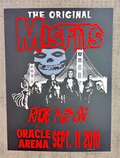 THE MISFITS OAKLAND CA 2019 ORIGINAL SILKSCREEN CONCERT POSTER DANZIG