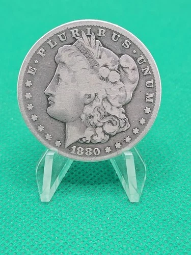 1880-CC Morgan Silver Dollar $1 Fine Details Carson City