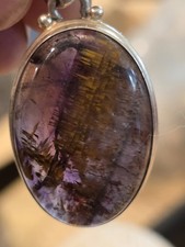Super Seven Pendant Handmade Cacoxenite Jewel...