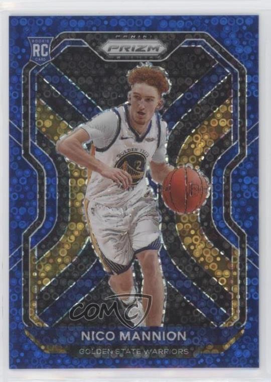 2020-21 Panini Prizm Fast Break Blue Prizm 109/175 Nico Mannion #293 5i2
