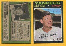 1971 Topps Baseball ~~~ RALPH HOUK ~~~ No. 146 ~~~ FREE S/H