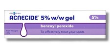 Acnecide 5% Gel Benzoyl Peroxide - Treatments Acne, Blemishes, Spots - 30g