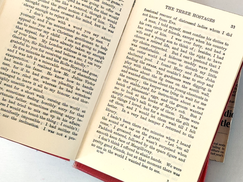 John Buchan Antiquarian Book Set Annotated Ex Libris Vintage Red Hardback Books - Picture 16 of 24