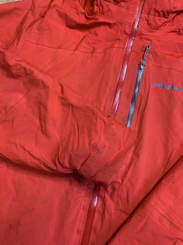 Patagonia H2no Nano Storm Primaloft Red Full Zip Hooded Men's Jacket Size M READ - Picture 8 of 18