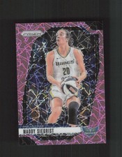 2024 Panini Prizm WNBA #94 Maddy Siegrist Pink Velocity Prizms #/79