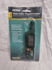 Extech Heat Index Psychrometer 5.5 x 1.4 x 0.7 Green RH25 Digital Display
