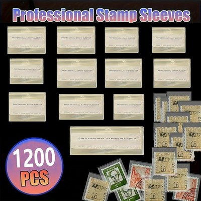 Find the Perfect Fit: 100Pcs/Bag OPP Stamp Bags in 12Models for Your 1200 Stamps