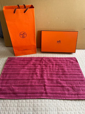 Unused HERMES Guest towel 66x40cm Pink w/box