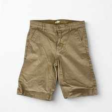 Old Navy Chino Bermuda Shorts Boys Size 12 Khaki Adjustable Waist Cotton