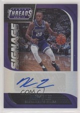 2018-19 Panini Threads Signage Harry Giles #7 Auto fm0