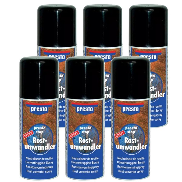 Epoxy Rostumwandler-Spray Presto Stop 6X 400Ml Grundierung Rostschutz Epoxydharz-image